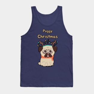 Puggy Christmas Tank Top